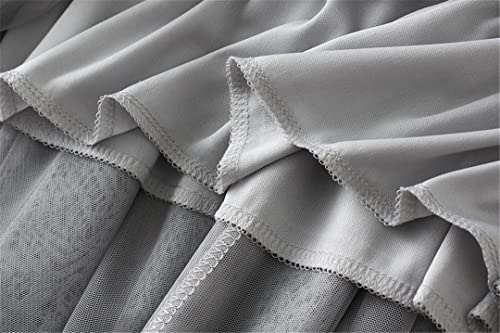 Moolhhe Vintage Elegante Pizzo Patchwork Lungo