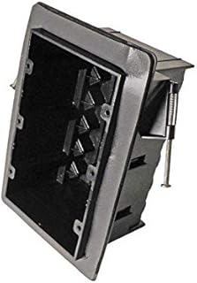 Cantex 3-1/4 in. Rectangle PVC 3 Gang Junction Box Gray - Total Qty: 1; Each Pack Qty: 1