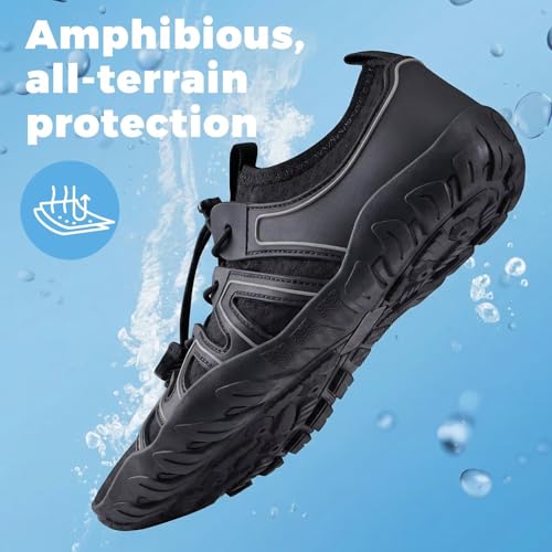 Image of WateLves Water Shoes Mens Womens Beach Swim Shoes Quick-Dry Aqua Socks Pool Shoes for Surf Yoga Water Aerobics