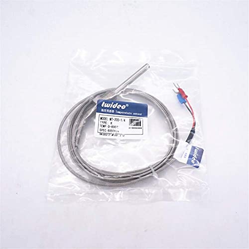 Twidec/2M NPT 1/4" inch (6X50MM) Pipe Thread Temperature Sensor Probe Two Wire Temperature Controller (0~600℃) 304 Stainless Steel K Type Thermocouple MT-205-1/4 by Twidec - Used condition - Image 7