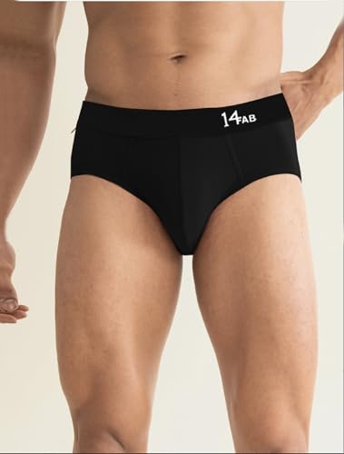 Image of PRETTIFY Super Cotton Modal Fabric Briefs for Men | Regular Fit, Ultra-Soft & Durable Exposed Waistband for All-Day Comfort-Pack of 1.