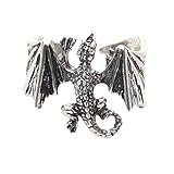 Zonfer Weinlese-punkringe, Pterosaur Drachen-justierbarer Ring, Persönlichkeit Ringe Für Einen Mann Eine Frau