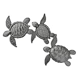 Sea Turtle, Metal Wall Art, Handmade in Haiti, Steel Drum Art 6