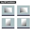 H & A Activity Wall Mirror, Gym Mirror for Home with Flat Polished Edge, 47x 31.5 (Single) (-1P)