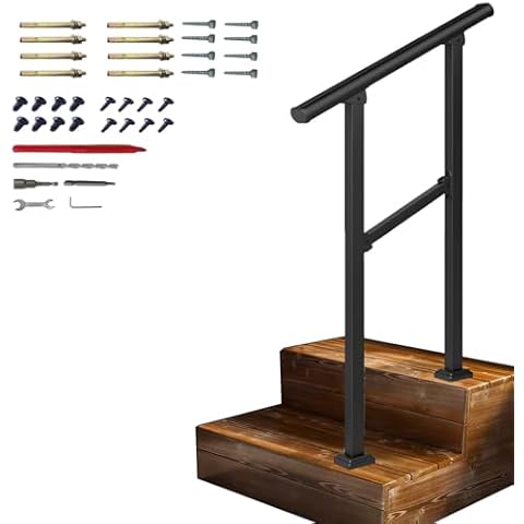 Magtctyae Wrought Iron Outdoor Handrail Cover