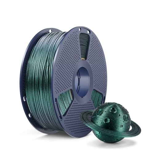 Galaxy PLA 3D Printer Filament, Sparkling and Dazzling PLA Filament 1.75mm, Neatly Wound 3D Filament, Colorful Black, Dimensional Accuracy +/-0.02mm, 1KG Spool.(PLA Galaxy)
