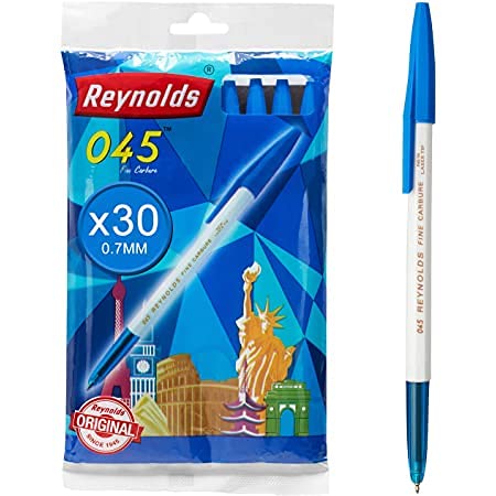 Reynolds 045 Ball pen (Blue set of 20 pens.)