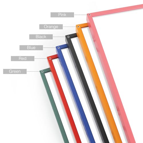 Golden State Art 2-Pack 11x14 Aluminum Picture Frames with 8x10 Mat - Pink Metal Photo Frames, Shatter-Resistant Plexiglass, Wall Mountable for Home & Office Decor, Horizontal or Vertical Display by Golden State Art - Image 8