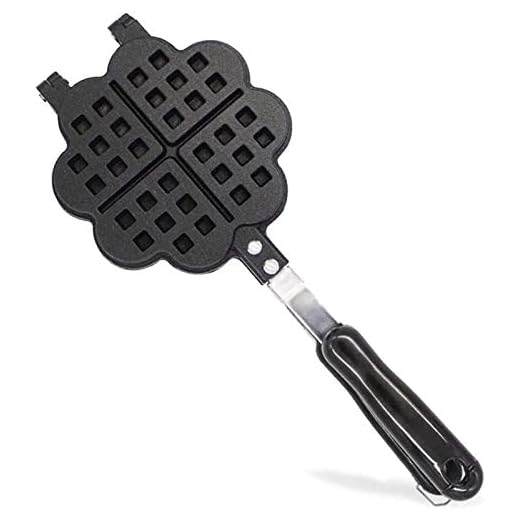 Professional Crepe Pan Pancake Omelet Pan Hjärta våffel maker vaffel mögel hjärta form hushålls kök gas non-stick vaffel bakning mögel mögel press plåt bakverk verktyg (Color : Default)
