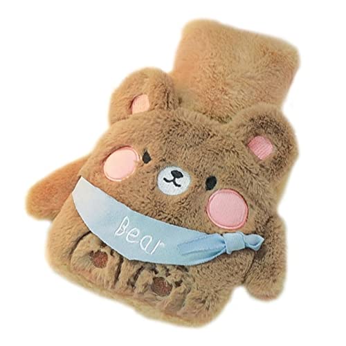 Bouillotte sac d'eau chaude peluche ours UKKO pour soulager la douleur