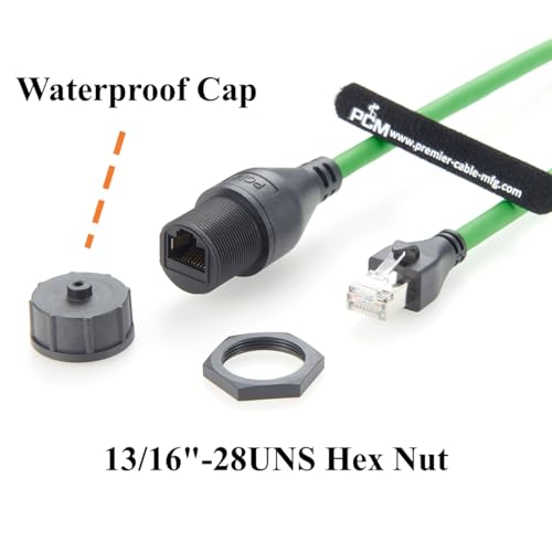 Cable Extensor RJ45 Macho a Hembra Cat6A 0.3m miniatura 3