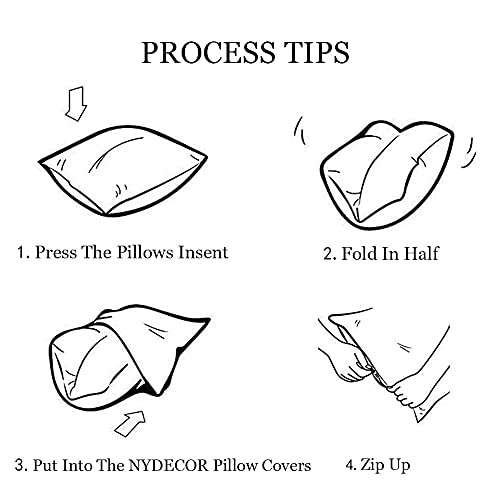 Nydecor Deer Throw Pillow Covers Deer Pillow Cases Decorative Animal Pillowcase Cotton Linen Cushion Cover For Couch Bed Sofa 18X18 Set Of 4 #TOP7