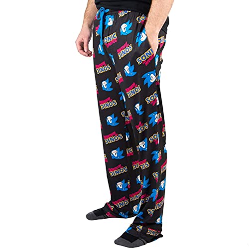 Sonic the Hedgehog Video Game Character Mens All over Print Sleep Pajama Pants2