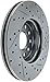 StopTech 227.33110R Select Sport Drilled & Slotted Rotor, Right
