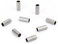 Vista 1 de Adabele SJF27-4 - 200 cuentas sueltas de acero inoxidable de grado 304 de 0.197 in (0.2 pulgadas) de largo