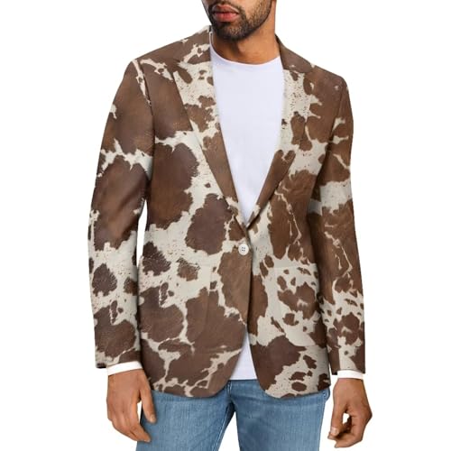 Men's Suits Blazers Single-Breasted Vintage Slim Fit Dress Suit Jacket Long-Sleeved Outwears with Multi-Pocket