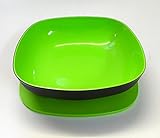  TW TUPPERWARE Allegra 2,5 L schwarz/grün Schüssel Schale servieren Servierschale eckig