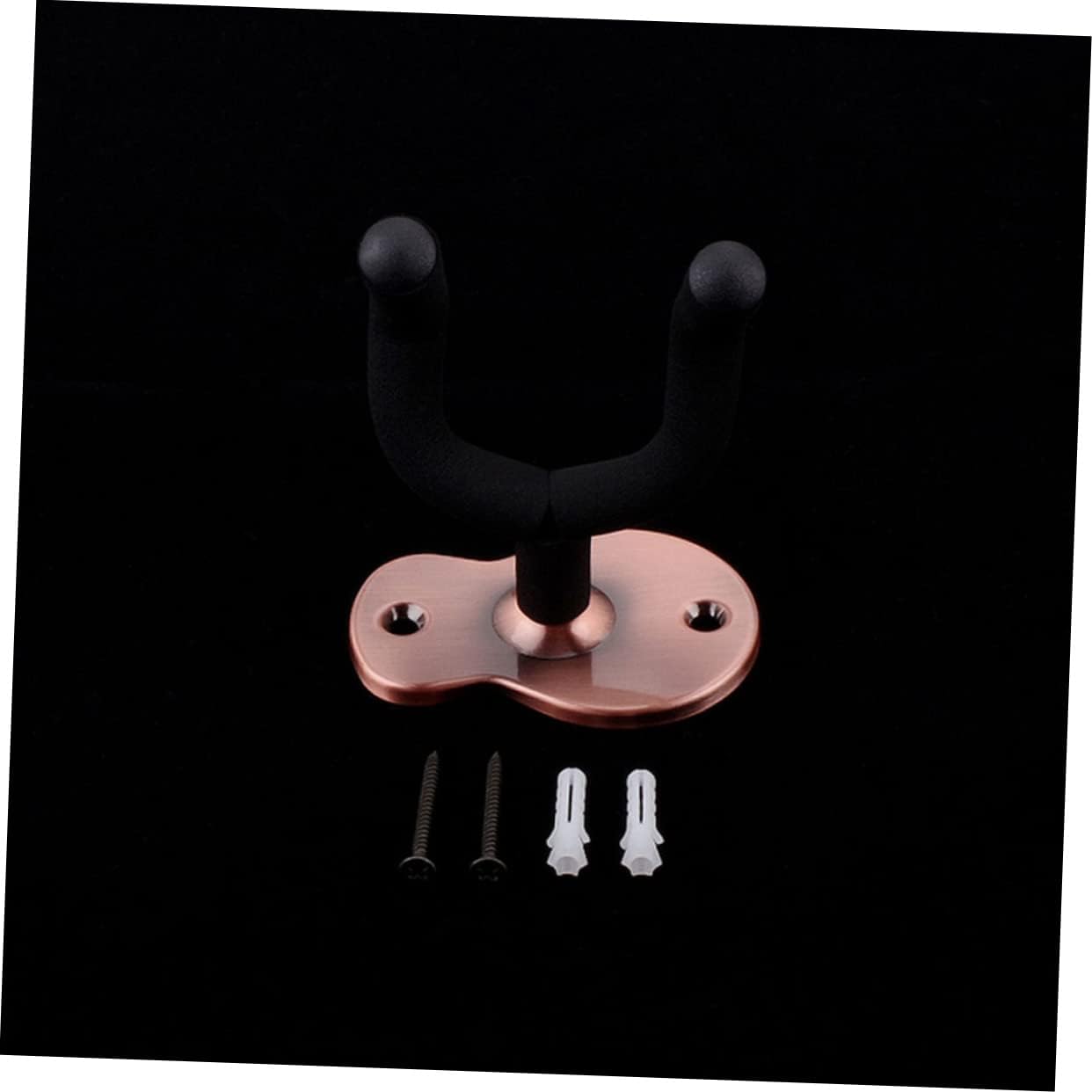 Abaodam 2 Pcs Guitar Hook Wall Mounted Clothes Rack Bass Stands Wall Mounted Hooks Metal Guitar Hanger Macrame Shelf Wall Hanging Guitar Ukulele Hook Electric Guitar Alloy Wall Bracket