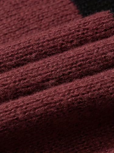 Men's Pullover Sweater Striped Colorblock Loose Drop Shoulder Sweaters3