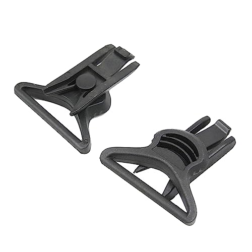 ACEXIER Helmet Accessory Goggle Swivel Clips Big Size Tactical Fast Helmet Accessories Glasses Rail Guide Rail Connecting Pieces (Black)
