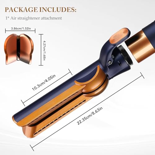 Acessório de fluxo de ar para modelador de ar Dyson, acessório de bicos para cabelo liso com menos d