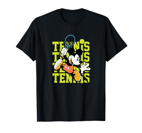 T-shirt Mickey Tennis Stacked Disney t-shirt vintage sport en coton