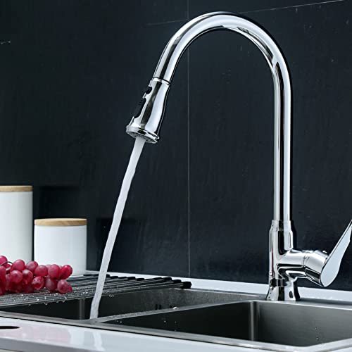 Grifo de cocina 2 tipos de modos de salida de agua para evitar salpicaduras molestas 3