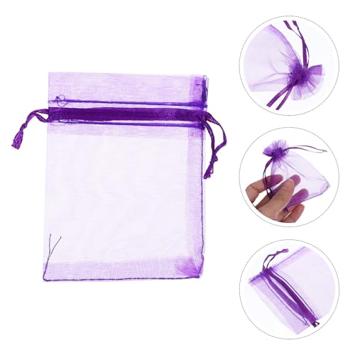 100 bolsas de sachet de lavanda 7x9cm con cordón miniatura 6