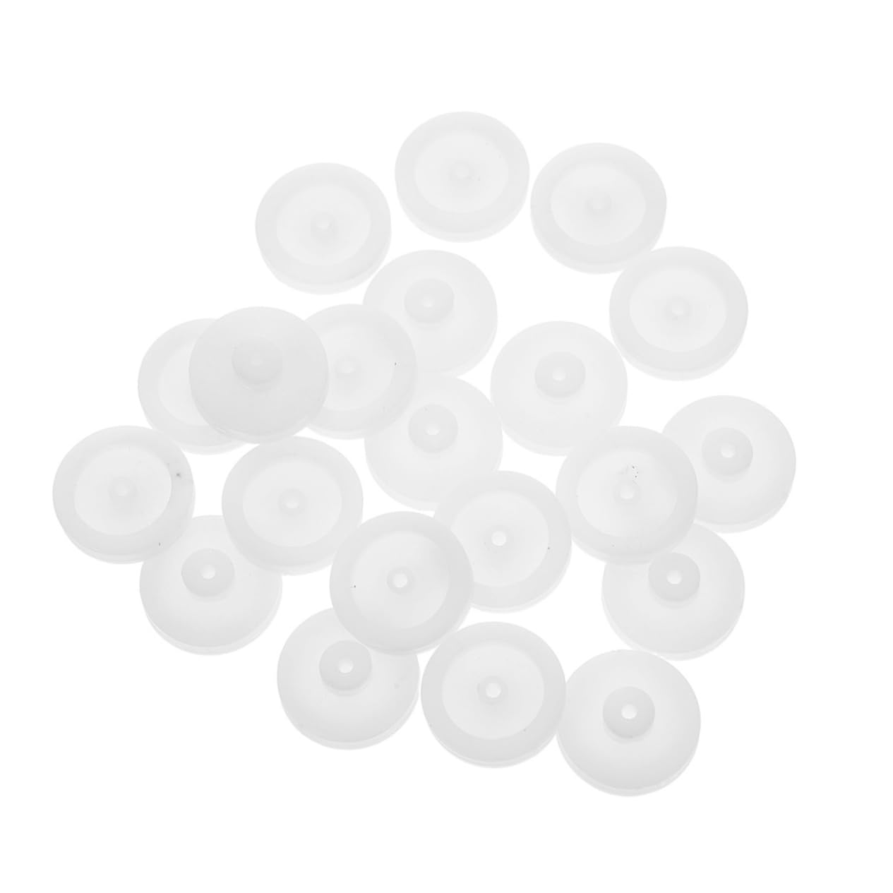 PRETYZOOM 40 Pcs Plastic Belt Drive Pulley Heavy Duty Bearing Wheels for DIY Cars Robots Airplanes Helicopters Science Experiments Smooth Speed Reduction Function