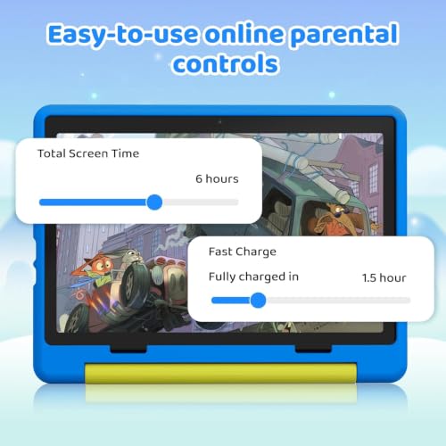 Image of Kids Tablet,Android 16 Tablet for Kids 10 inch with Case,24GB RAM 64GB ROM