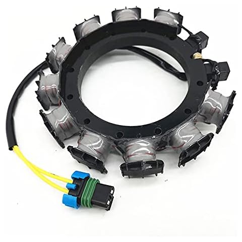 MOTOCEO Stator For Mercury Outboard 16Amp 30 50 60HP 4Stroke 3/4Cylinder EFI 174-0001 398-878143A5,878143A05,878143T3,878143T5,878143T03,878143T05 R398-878143T3 R398-878143T5 Cover