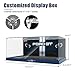 Acrylic Display Case for Lego Technic 2022 Ford GT 42154 Car Model Kit, Customized Decorative Clear Box for Technic 2022 Ford GT 42154, Clear Acrylic Plate with Base & Painted Background