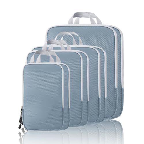 Compression Packing Cubes 8-Piece Travel Organizer Set