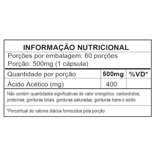 Vinagre de Maçã 60 Cápsulas Fitoprime