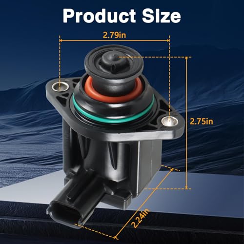 Image of Turbo Solenoid Valve Turbocharger Pressure Relief Valve Compatible with Ford F-150 2.7 & 3.5L Expedition Explorer 2013-2017 /Lincoln MKS MKT 2010-2018 Replace#: AA5E-9U465-AD 667-515