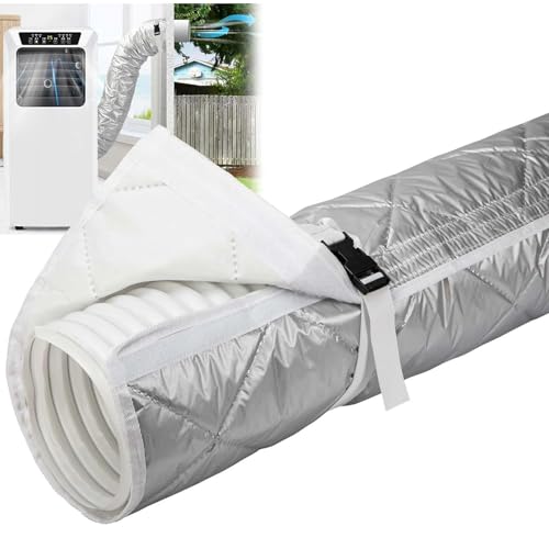 Manchon isolant de tuyau de climatisation anti-chaleur à sangles - 5