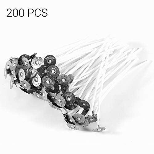 200 pzas Mechas para Velas de Algodón Preenceradas 10 cm miniatura 2