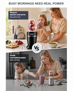 Sangcon 1000W Powerful Personal Smoothies Blender Frozen Fruit Ice Crushing — photo 6 of 6