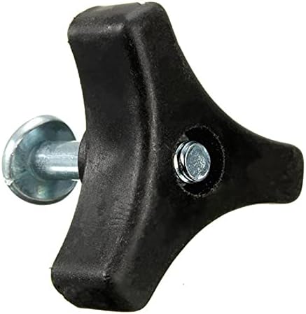 QOTSTEOS Triangle Knob Handle, Universal Lawnmowers Handle Wing Nut And Bolt, Wing Nut And Bolt Power Equipment Part, Power Equipment Part Garden Tools For Lawn Mower Machine(size:1set)