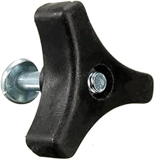 QOTSTEOS Triangle Knob Handle, Universal Lawnmowers Handle Wing Nut And Bolt, Wing Nut And Bolt Power Equipment Part, Power Equipment Part Garden Tools For Lawn Mower Machine(size:1set)