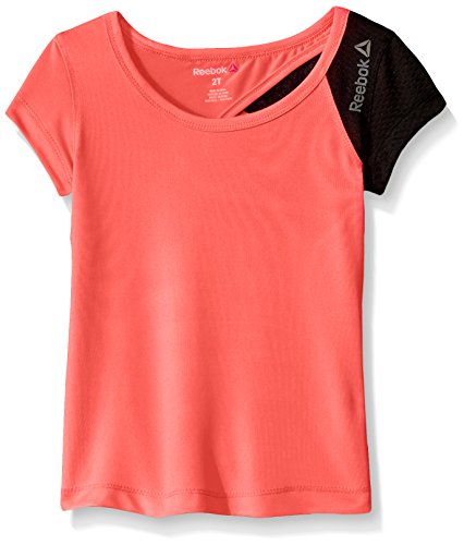 Reebok Girls' Little Contrast Shoulder Top