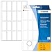 Produktbild HERMA 2400 Vielzweck-Etiketten klein (19 x 40 mm, 32 Blatt, Papier, matt) selbstklebend, permanent haftende Haushaltsetiketten zur Handbeschriftung, 640 Haftetiketten, weiß