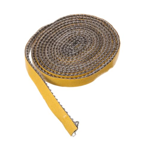 DECOMELODY Wood Stove Door Seal Tape Gasket for Fireplace Replacement Parts Stove Rope Gasket Smoke Dust Blocker Self Adhesive