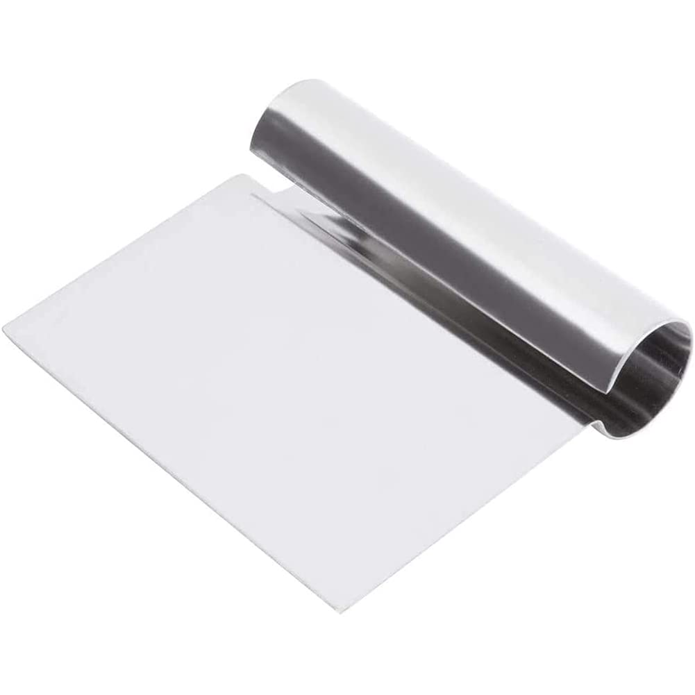 Gathukila Stainless Steel Flour Cutter All-Steel Floor Scraper Baking Kitchen Dough Cutting Tool