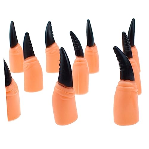 ibasenice 40 Unidades Unhas Bruxa Assustadoras Truques Adereços Uso Pratico Decoração Decorações Hal