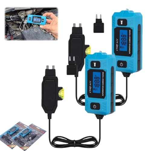 Image of Automotive Circuit Fault Probe Tester, Parasitic Draw Tester, Portable High-Precision 20a 48v Car Circuit Probe Testers with Led Display & Front Lighting (2pcs)