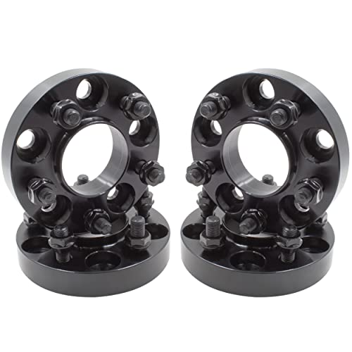 Wheel Accessories Parts Set of 4 1.00" Thickness 1/2 UNF Wheel Spacers 70.50mm Hub Centric 5 x 114.3mm 5 x 4.50 Fits Ford Mustang 1994 to 2014