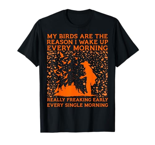 Bird Feeding Funny Birdwatching T-Shirt