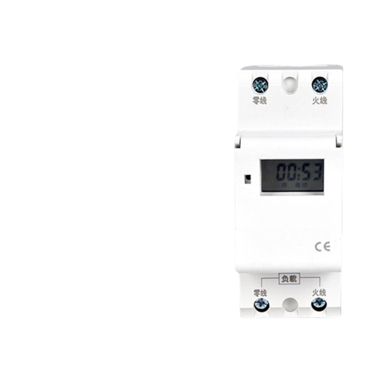15A 30A Nowy typ szyny DIN 2 drut tygodniowy 7 dni programowalny cyfrowy przekaźnik czasowy AC 12 V 24 V 220 V (15A, 220 V)