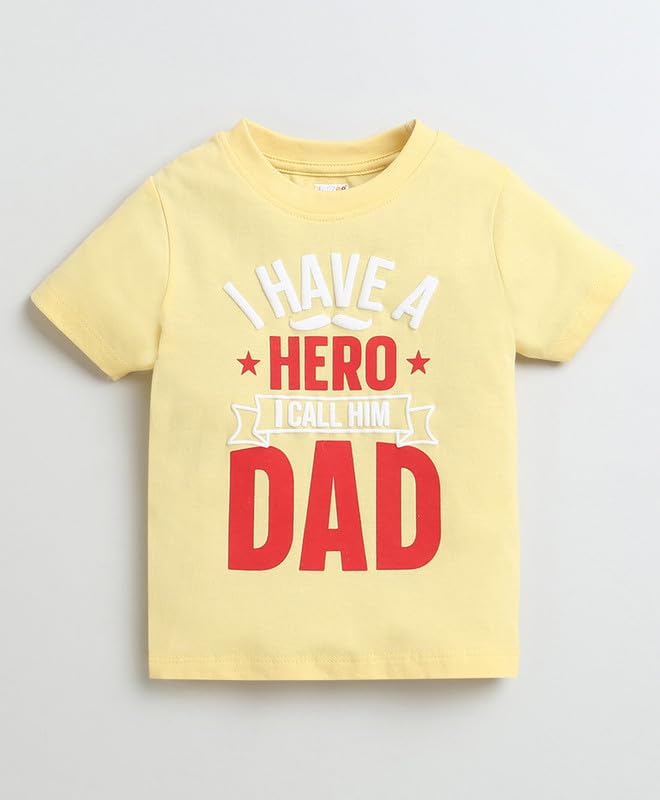 BUMZEE Baumwoll-T-Shirts für Kinder, normale Passform, 2er-Pack (Peb9920)